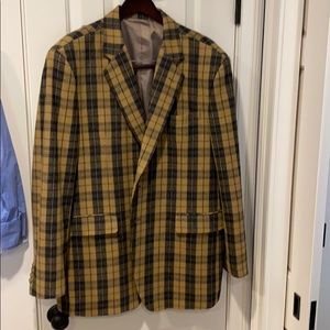 100 percent wool plain sport coat